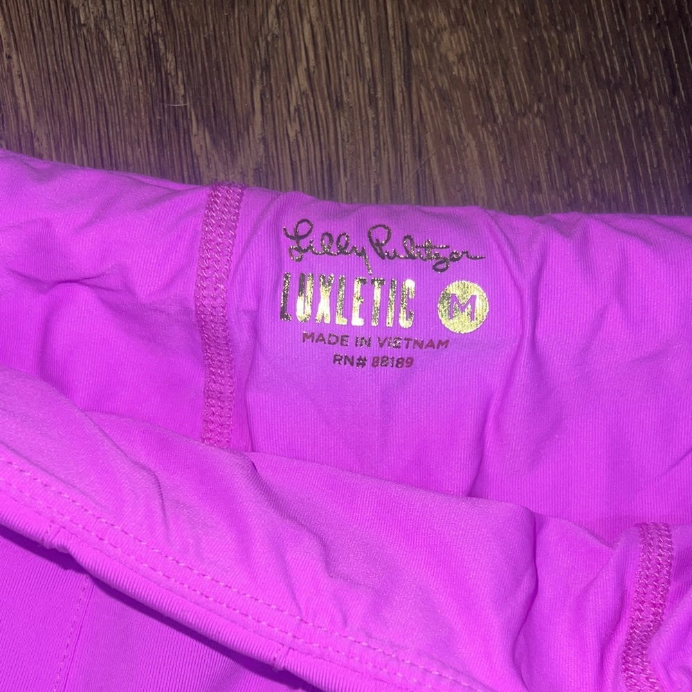 Lilly Pulitzer Loren Pleated 13" Skort hot pink mini - Picture 6 of 6